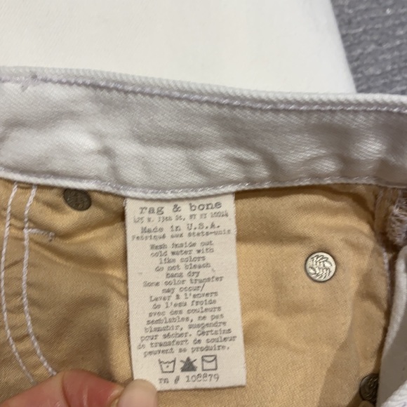 Rag & Bone white jeans - Picture 3 of 8
